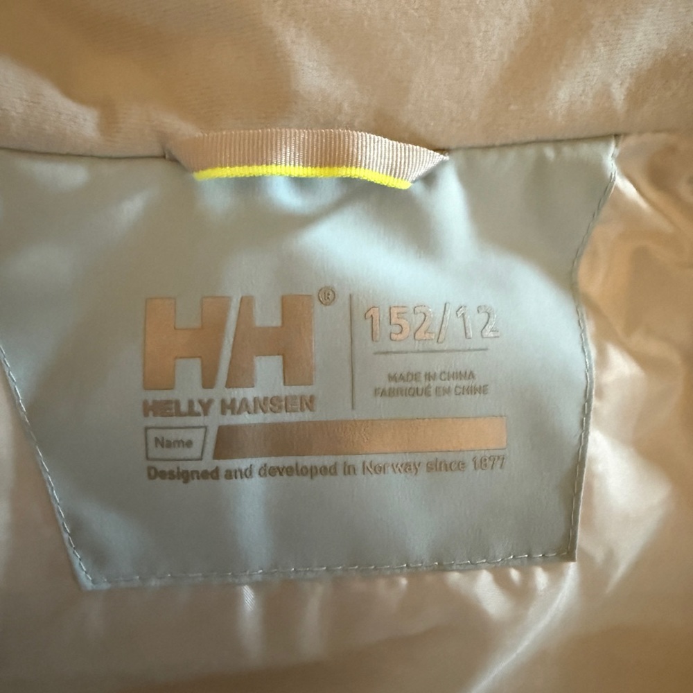 Helly Hansen Blue and White Puffer Jacket - Picture 4 of 4
